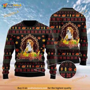 Beagle Dog Thanksgiving Funny Ugly Sweater