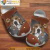 Beagle Leather Dog 3D Crocs, Funny Crocs