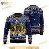 Bear Camping I Hate People Ugly Sweater, Christmas 3D Funny Sweater