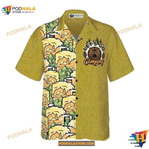 Bear Drink Beer, Aloha Unisex Shirt, Camping Beer Lovers