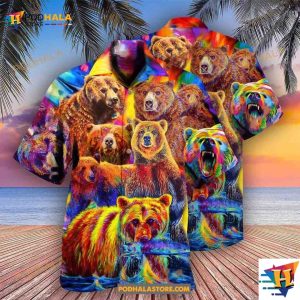 Bear Life Is Better With A Bear Color Life Hawaiian Shirt Gift Ideas For Bear Lovers 2