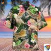 Bearded Dragon Tropical Leaf Hawaiian Shirt, Gift Ideas For Bear Lovers