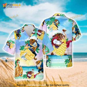 Beauti And Beats Funny Hawaiian Shirt, Disney Trip 2023 Funny Hawaiian Shirt