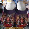 Beautiful Aboriginal Girl Wolf 3D Crocs, Funny Crocs