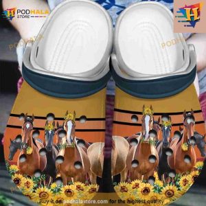 Beautiful Horse Slippers Crocs Clog Shoes