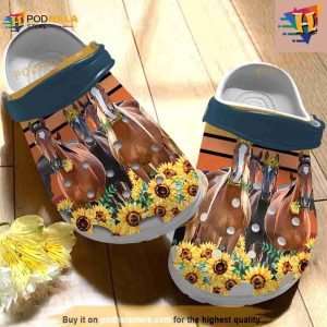 Beautiful Horse Slippers Crocs Clog Shoes 3