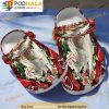 Beautiful Rose Garden Dragon 3D Crocs, Funny Crocs