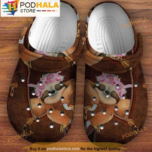 Beautiful Sloth 3D Crocs, Funny Crocs
