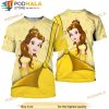 Beauty and The Beast Belle Disney Unisex Short Sleeves 3D Shirt