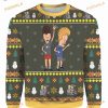 Beavis Butthead Xmas Rock Ugly Christmas 3D Funny Ugly Sweater