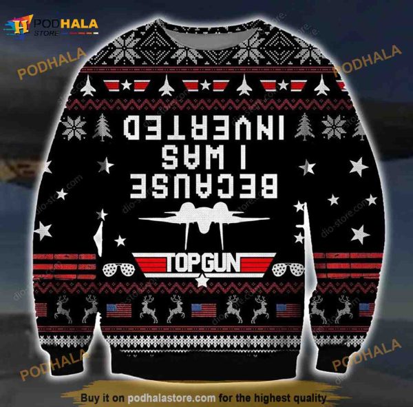 Because I Was Inverted 3D Ugly Christmas Sweater