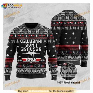 Because I Was Inverted Christmas Funny Ugly Sweater