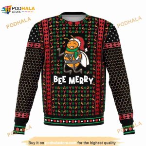Bee Merry Unisex Christmas Ugly Sweater