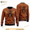Bee Pattern On Brown 3D Funny Ugly Sweater