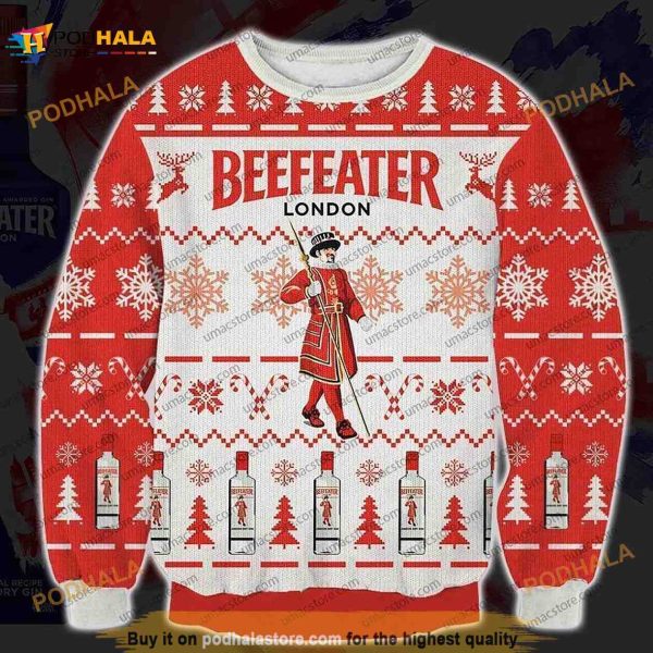 Beefeater London Whiskey Ugly Sweater