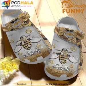 Bees Melody 3D Crocs, Funny Crocs