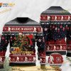 Believe In Bigfoot Squatching Through The Snow 3D Christmas Ugly Sweater