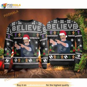 Believe Ted Lasso Christmas Funny Ugly Sweater