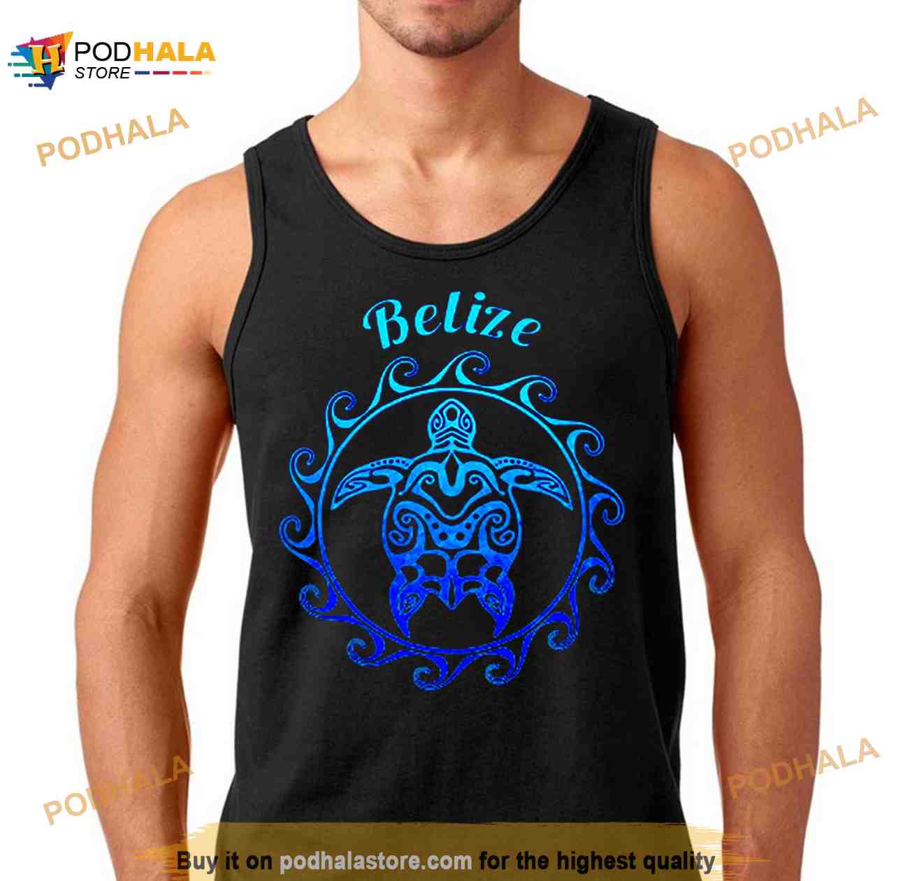 Belize ocean blue tribal turtle Shirt Belize ocean blue tribal turtle Shirt