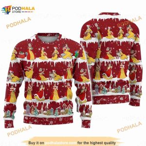 Bella Disney 3D Funny Ugly Sweater
