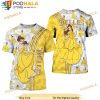Belle Princess Yellow Cross Comic Book Disney Unisex 3D Shirt