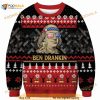 Ben Dranking Us Christmas Funny Ugly Sweater