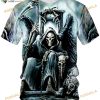 Benksrt Graphic Skull 3D Shirt For Men Women