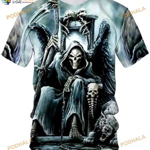 Benksrt Graphic Skull 3D Shirt For Men Women