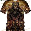 Benksrt Graphic Skull 3D Shirt Funny Printed Tee