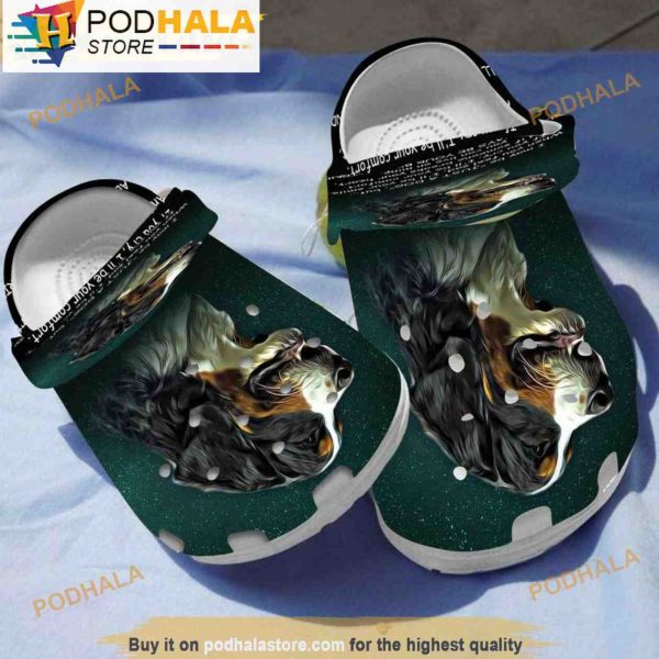 Bernese Mountain Just A Dog 3D Crocs, Funny Crocs