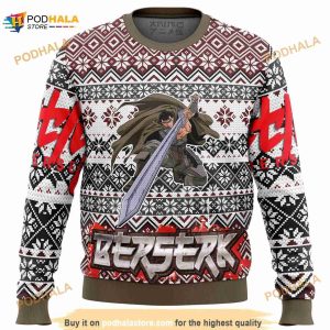 Berserk Guts Christmas Funny Ugly Sweater