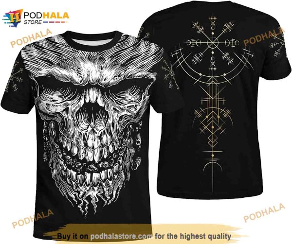 Berserker Heathen Viking All Over Design 3D Shirt