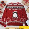 Best Cat Mom Dad Ever Personalized Funny Ugly Sweater All Over Print