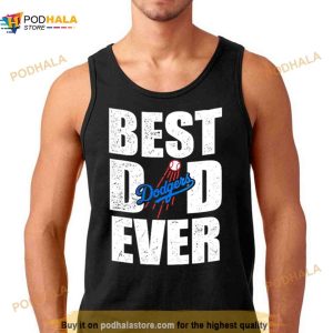 Best Dad Ever Los Angeles Dodgers Baseball Shirt 3