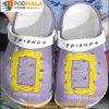 Best Friends Purple 3D Crocs, Funny Crocs