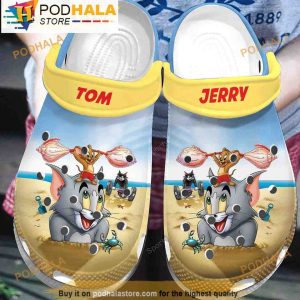 Best Friends Tom And Jerry 3D Crocs, Funny Crocs