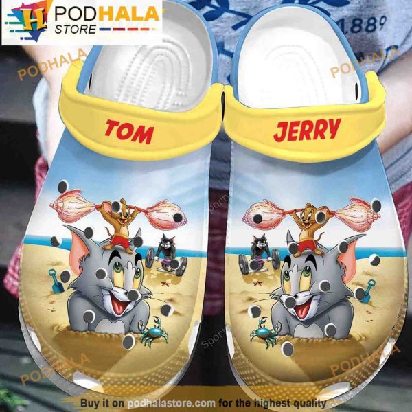 Best Friends Tom And Jerry 3D Crocs, Funny Crocs
