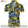 Best Los Angeles Rams Hawaiian Shirt For Hot Fans, Hawaiian Button Up Shirt