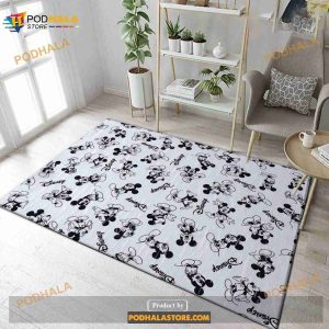 Best Mouse Ears Disney Area Rug Living Room Rug