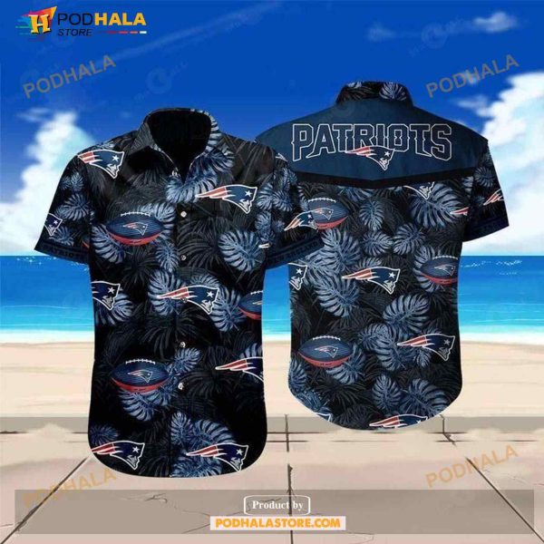 Best New England Patriots Hawaiian Shirt For Hot Fans, Tropical Shirt