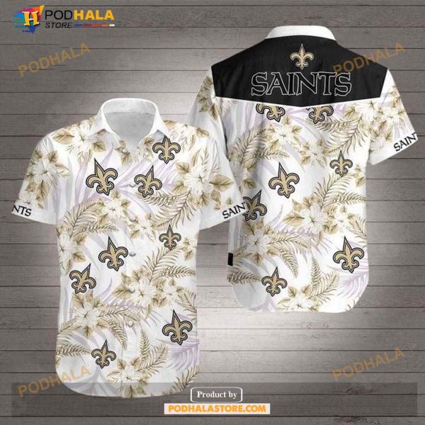 Best New Orleans Saints Hawaiian Shirt Gift For Fans, Tropical Shirt