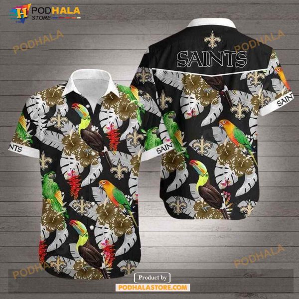 Best New Orleans Saints Hawaiian Shirt Gift, Tropical Shirt