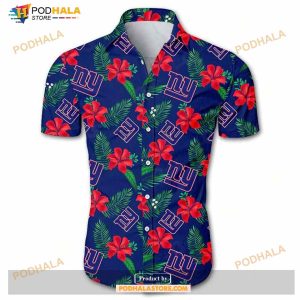 Best New York Giants Hawaiian Aloha Shirt For Sale, Tropical Shirt