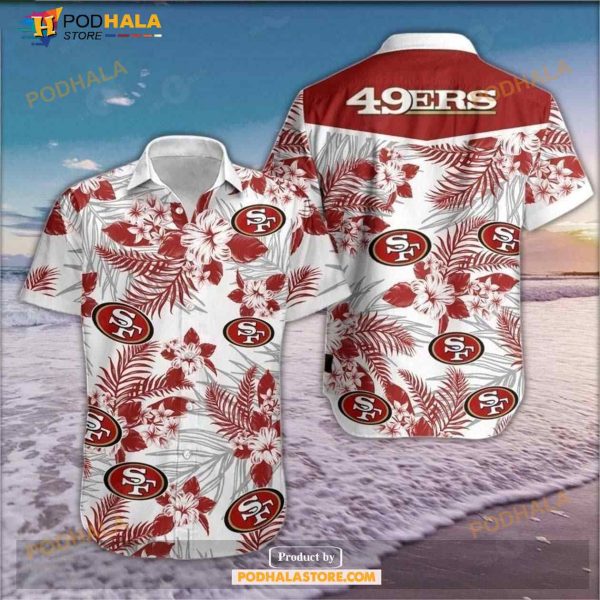 Best San Francisco 49ers Hawaiian Shirt Gift For Fans, Tropical Shirt