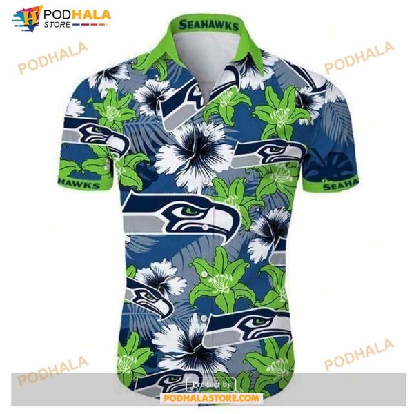 Best Seattle Seahawks Hawaiian Shirt Gift, Tropical Shirt