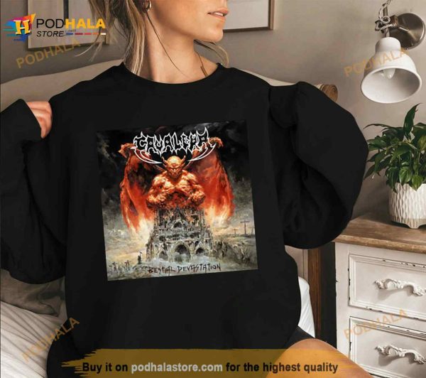Bestial Devastation Album Sepultura First Ep Cavalera Conspiracy Metal Legends Shirt