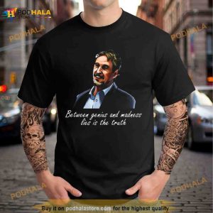 Between Genius And Madness John Mcafee Shirt 2