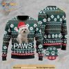 Bichon Frise Santa Printed Christmas Funny Ugly Sweater, gift For Xmas