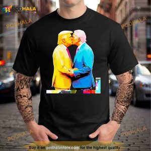 Biden And Trump Kissing LGBT Shirt