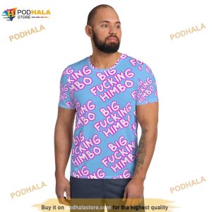 Big Fucking Himbo Blue All-over Print Men's Athletic 3D Shirt